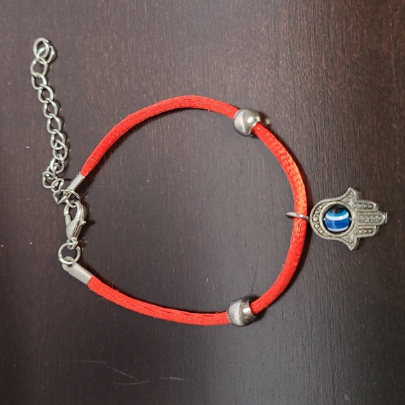 Set of 3 red strings from Jerusalem evil eye protection Hamsa Bracelet - Picture 11 of 16